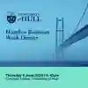 Humber Business Week dinner, 4 June - 6-10pm with Humber Bridge in background