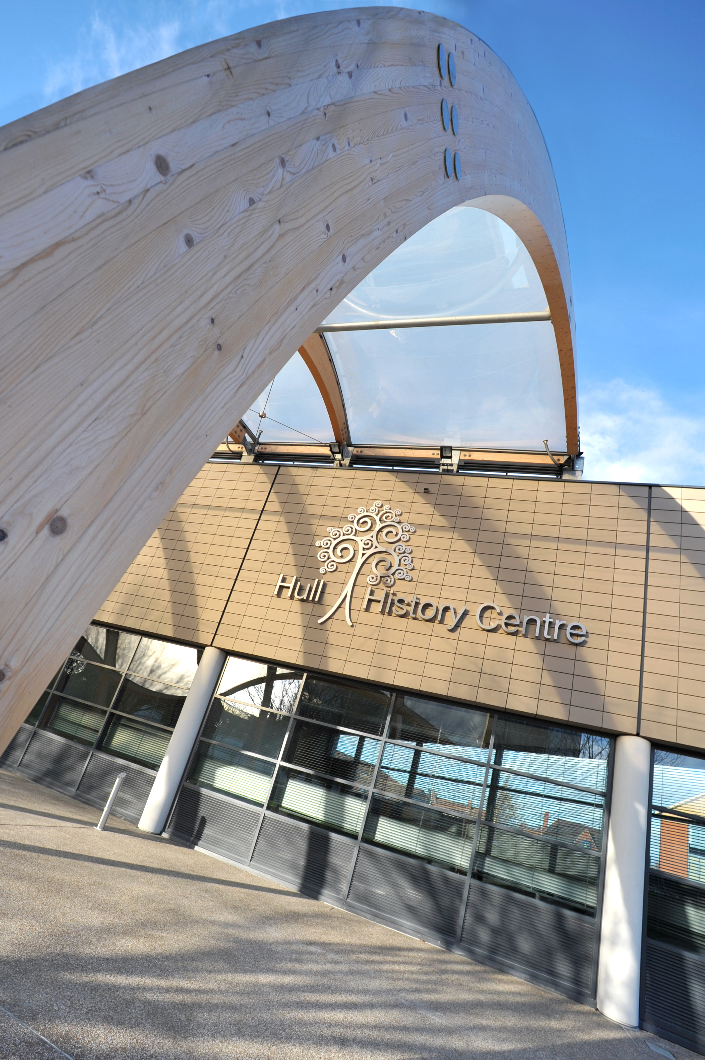 The outside of Hull History Centre