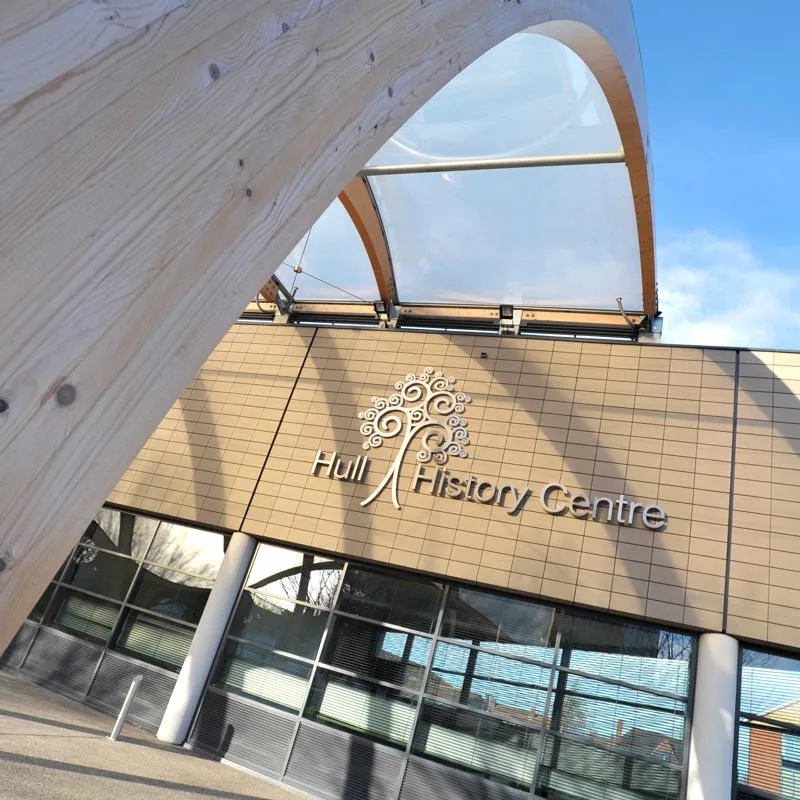 The outside of Hull History Centre