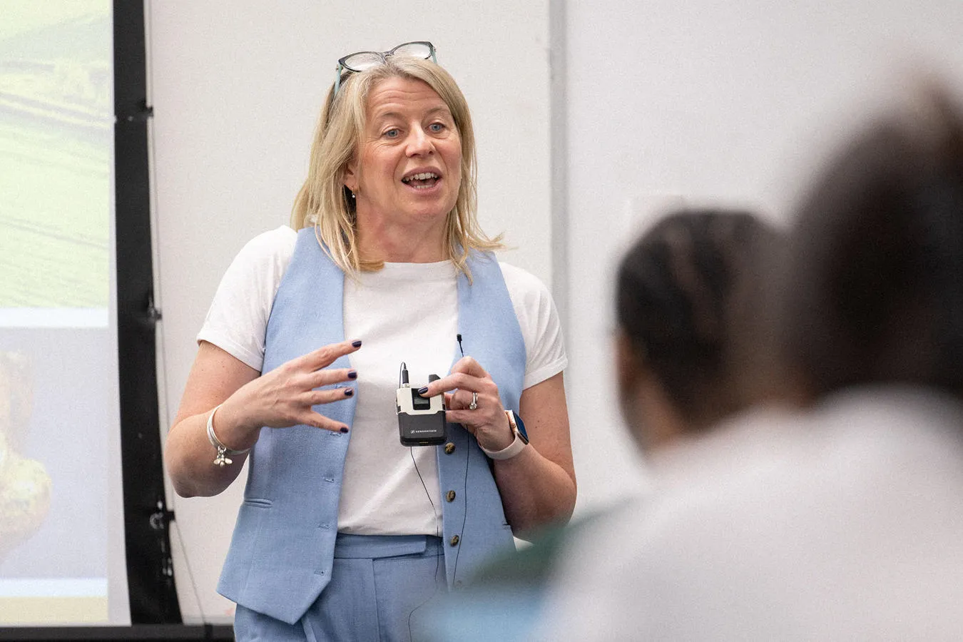 Fiona Walkley gives presentation