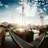 sailing boats on Hull Marina