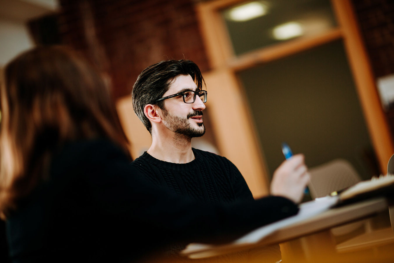 Man in Hull University Business School