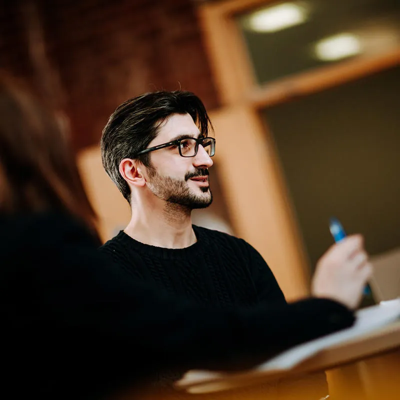 Man in Hull University Business School