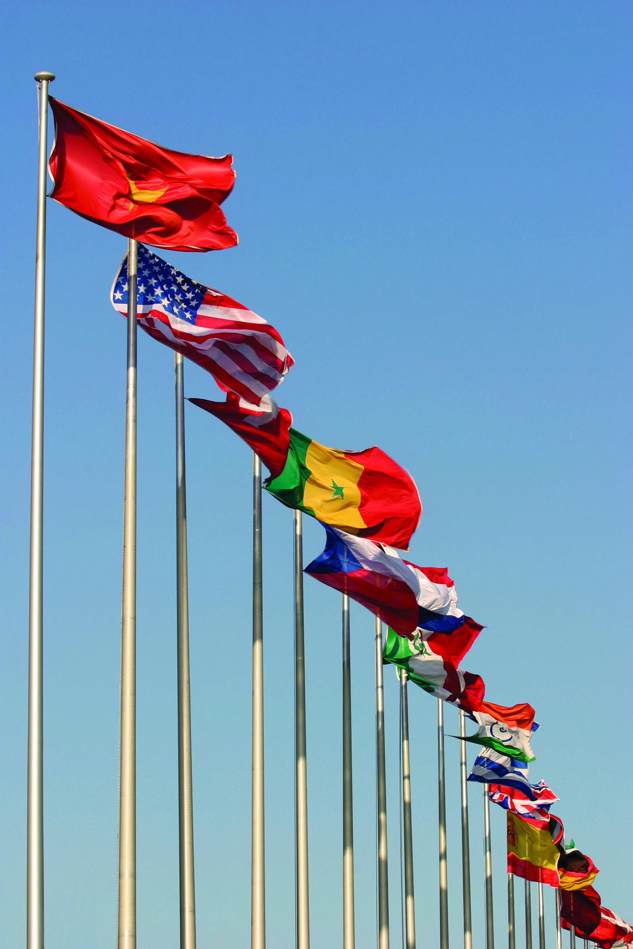 Flags of countries around the world