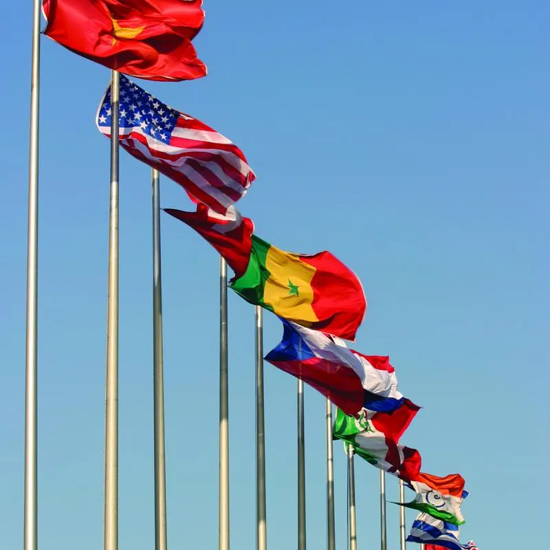 Flags of countries around the world