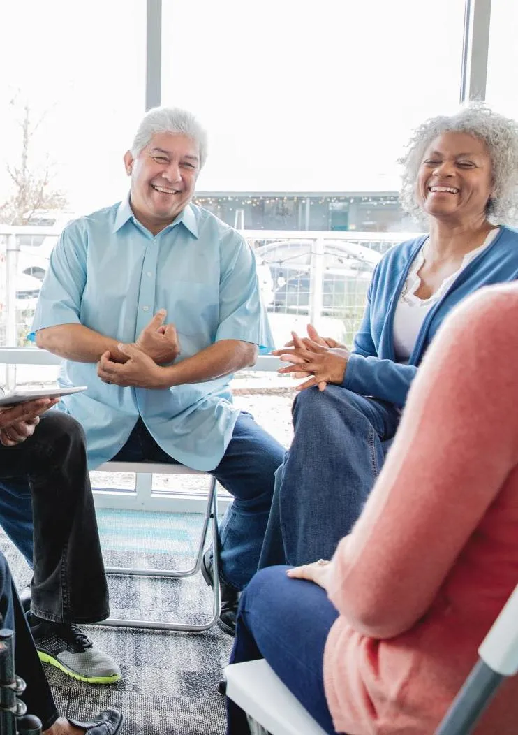 Patient and public involvement - a group chatting