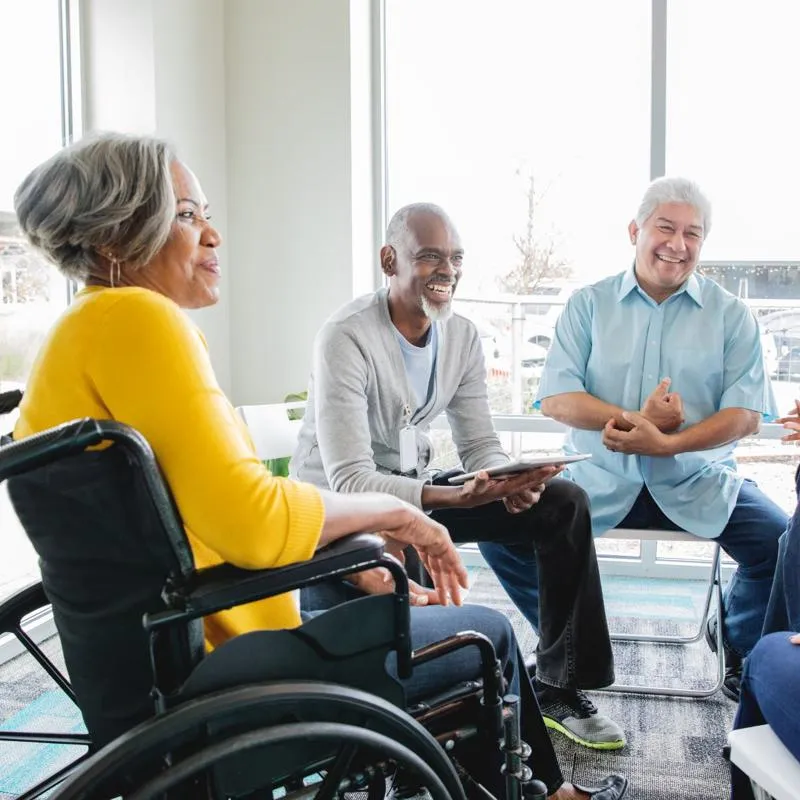 Patient and public involvement - a group chatting