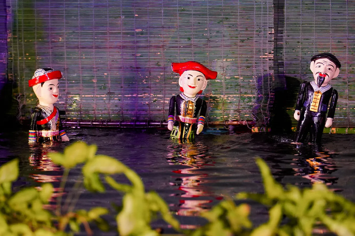 Puppets to represent Professor Lisa Jones's work in SE Asia.