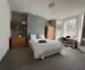 An example bedroom in university housing
