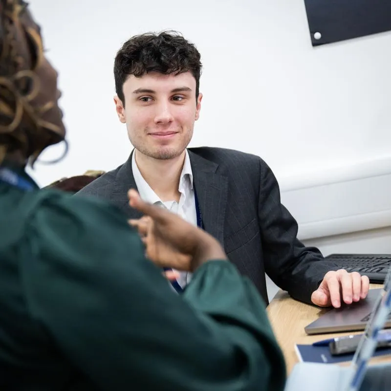 Students in the legal advice centre