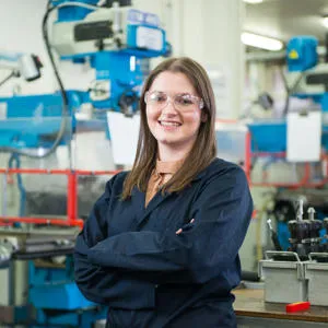 University of Hull Mechanical Engineering graduate Charlotte Urwin