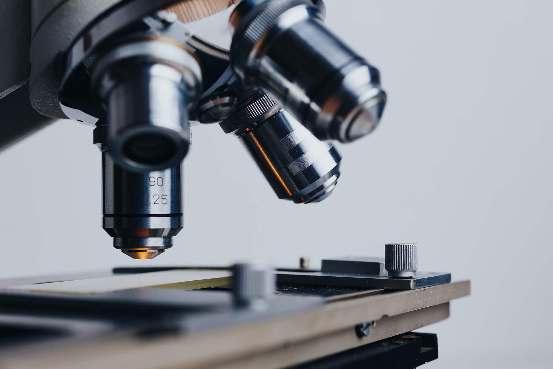 Close up of a microscope - Biomedical Sciences at the University of Hull