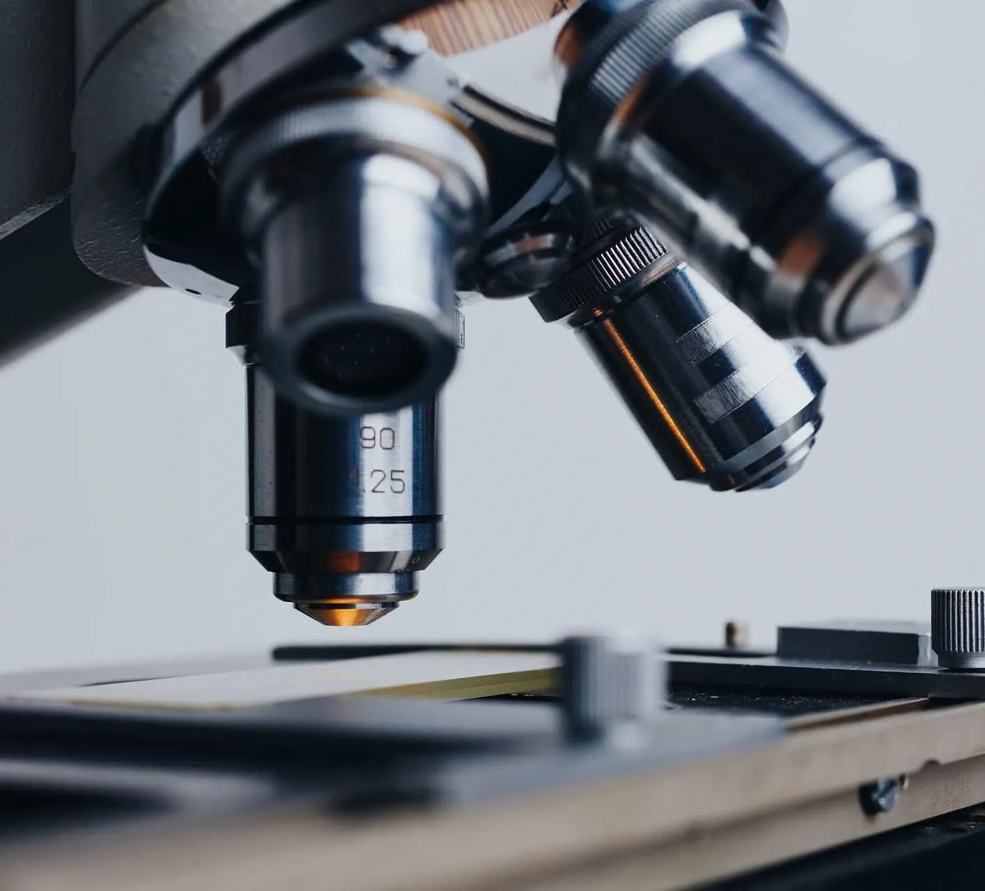 Close up of a microscope - Biomedical Sciences at the University of Hull