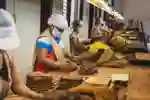 Modern slaves pack hessian bags in squalid conditions