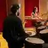 A band in the studio