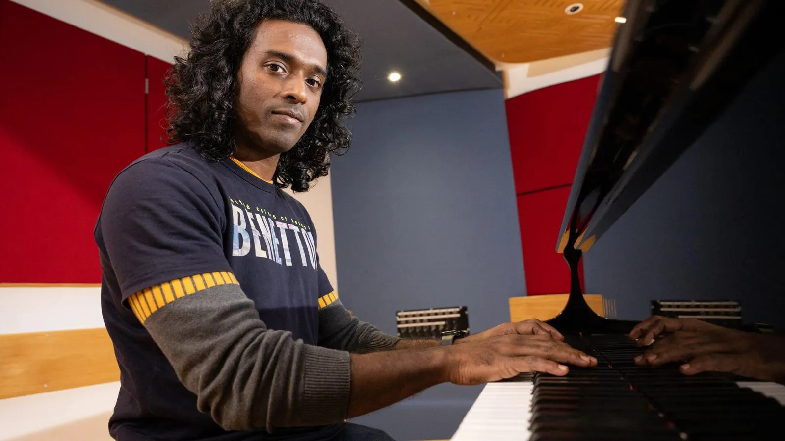 Music Student Playing Piano