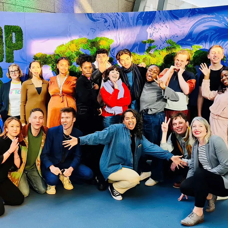 NYT cast crew and EEI at COP26