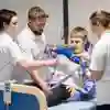 Physiotherapy practical session at the University of Hull