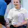 Physiotherapy students in a practical session