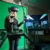 Immersive Design in Extended Realities student Amy Garden in Virtual Reality