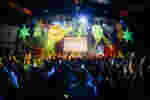 Crowds of young people dancing in Asylum nightclub