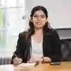 Marketing Student in a working room