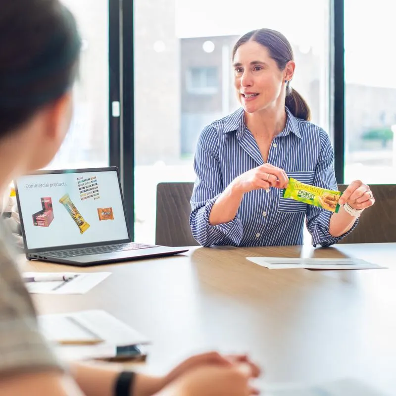 A lecturer doing a presentation in Cooking for Nutrition module