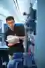 A student in a lab