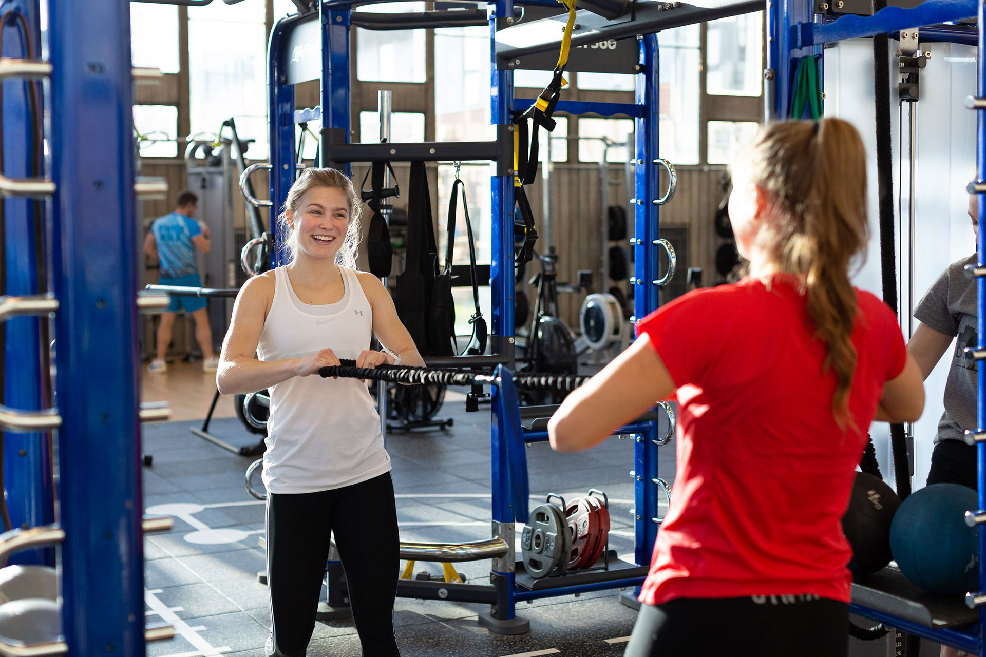 Sports Centre Gym Rope Pull