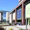 Allam Medical Building and Bymore Jones Library exteriors on a sunny day.