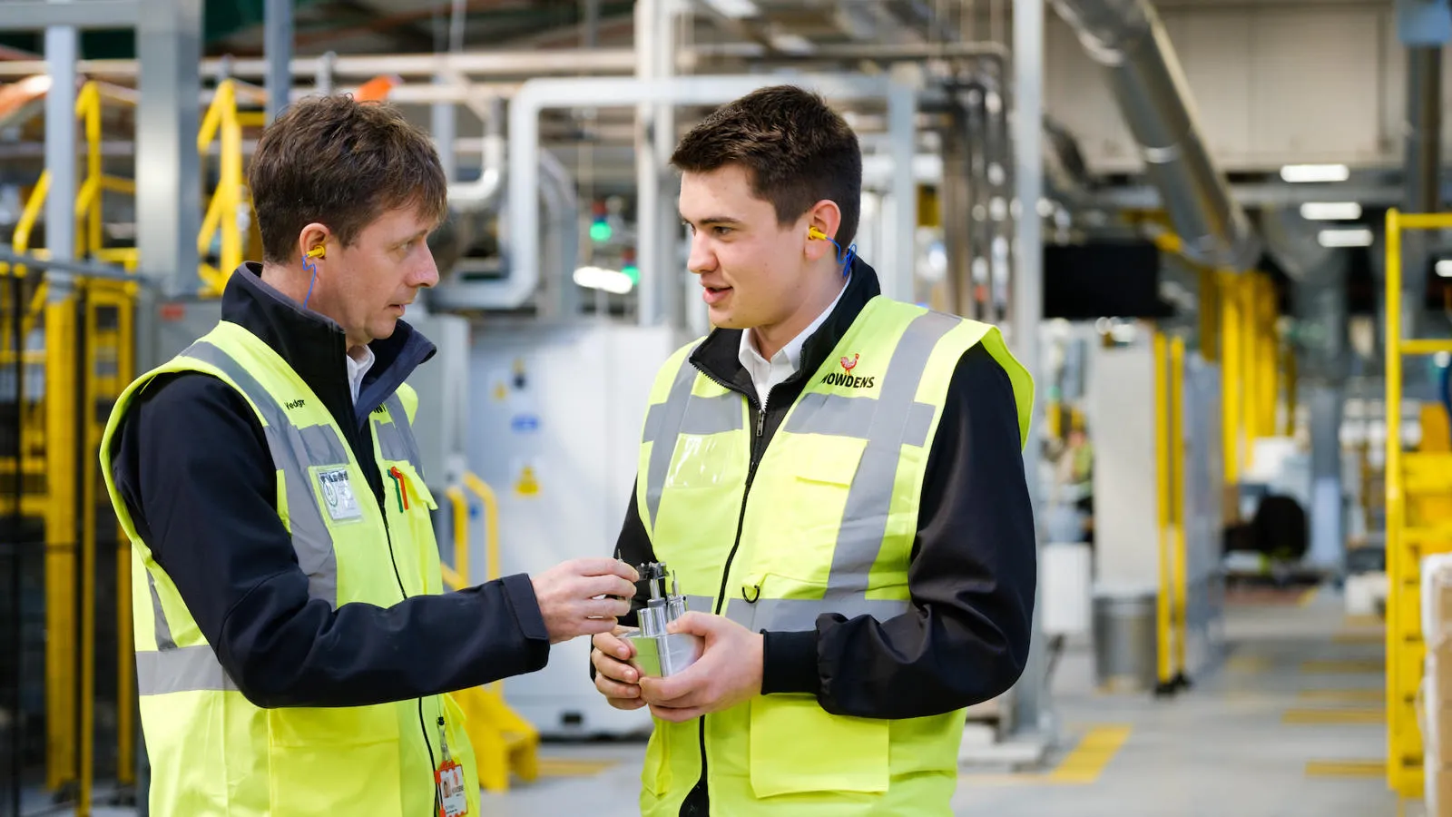 Engineering student on placement at Howdens Joinery in Hull