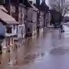 Businesses flooded by river water