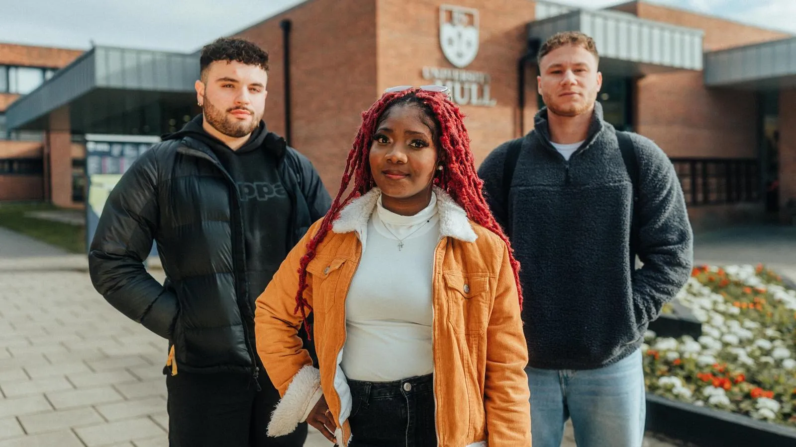 University of Hull students on campus