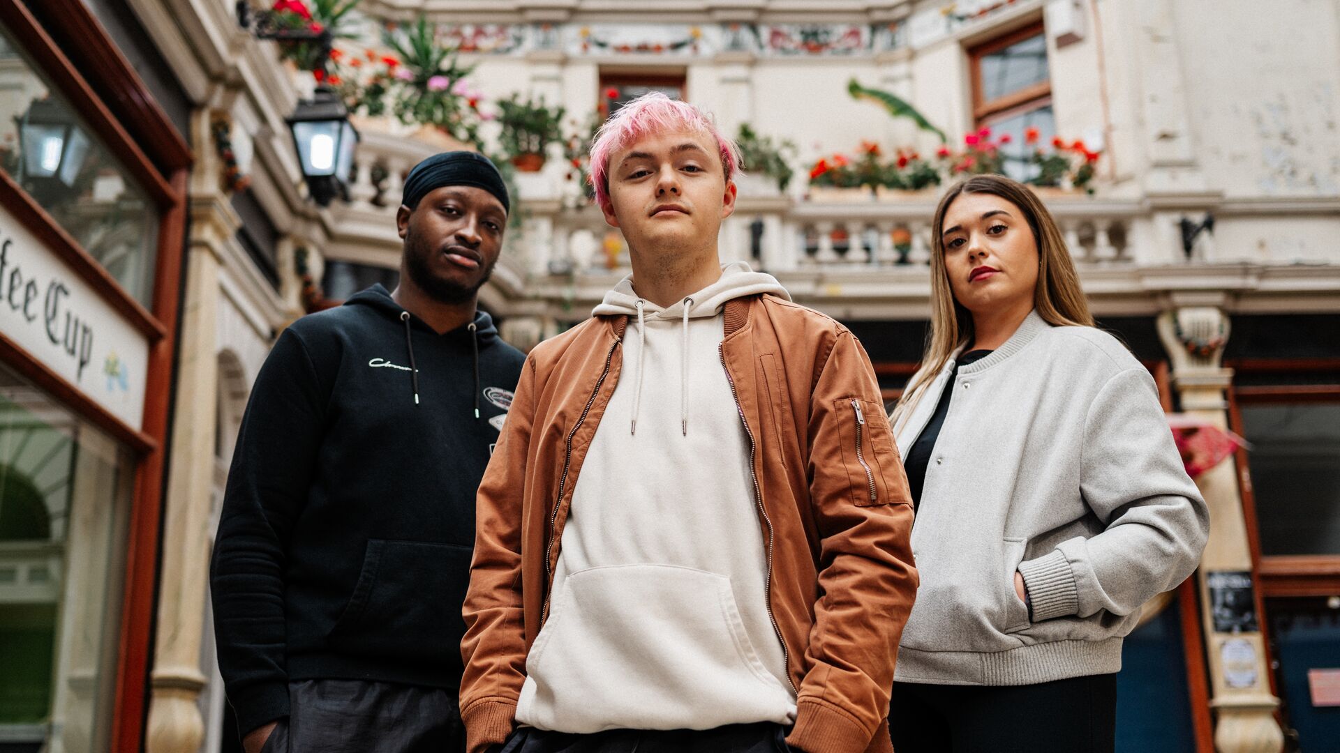 Students shopping for clothes in the Paragon Arcade in Hull