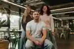 3 students sat in the student's union building