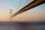 Humber bridge in the mist