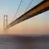 Humber bridge in the mist