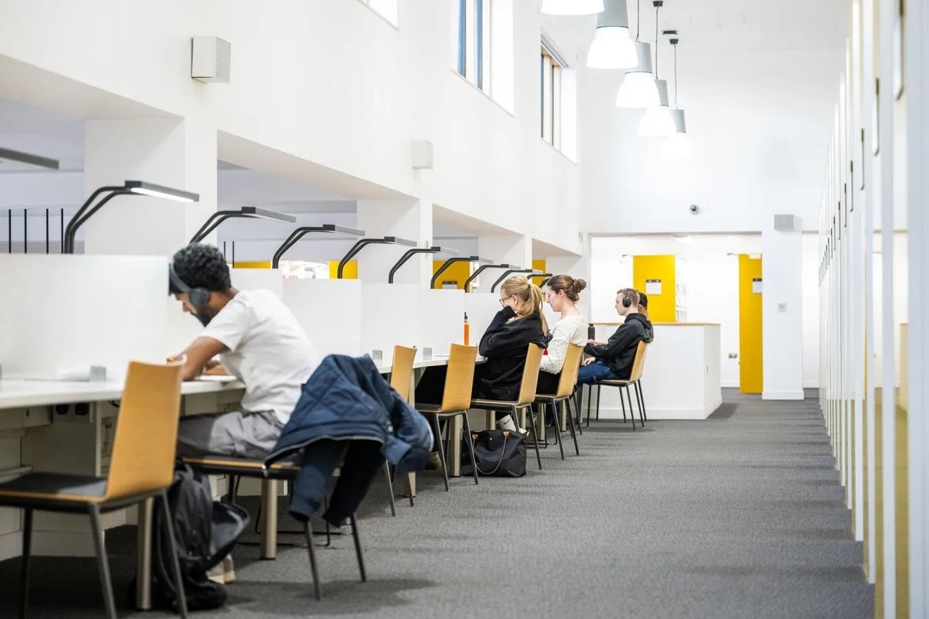 Reading room in Brynmor Jones Library at the University of Hull
