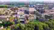 Campus Aerial from Cottingham Road Panoramic