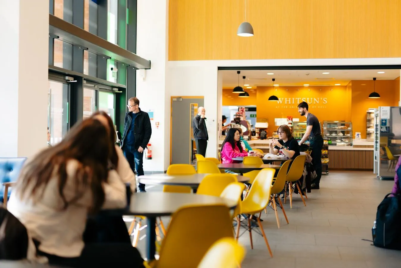 Whitsuns Café in Brynmor Jones Library
