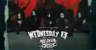 Wednesday 13 band featuring 5 members and the band logo