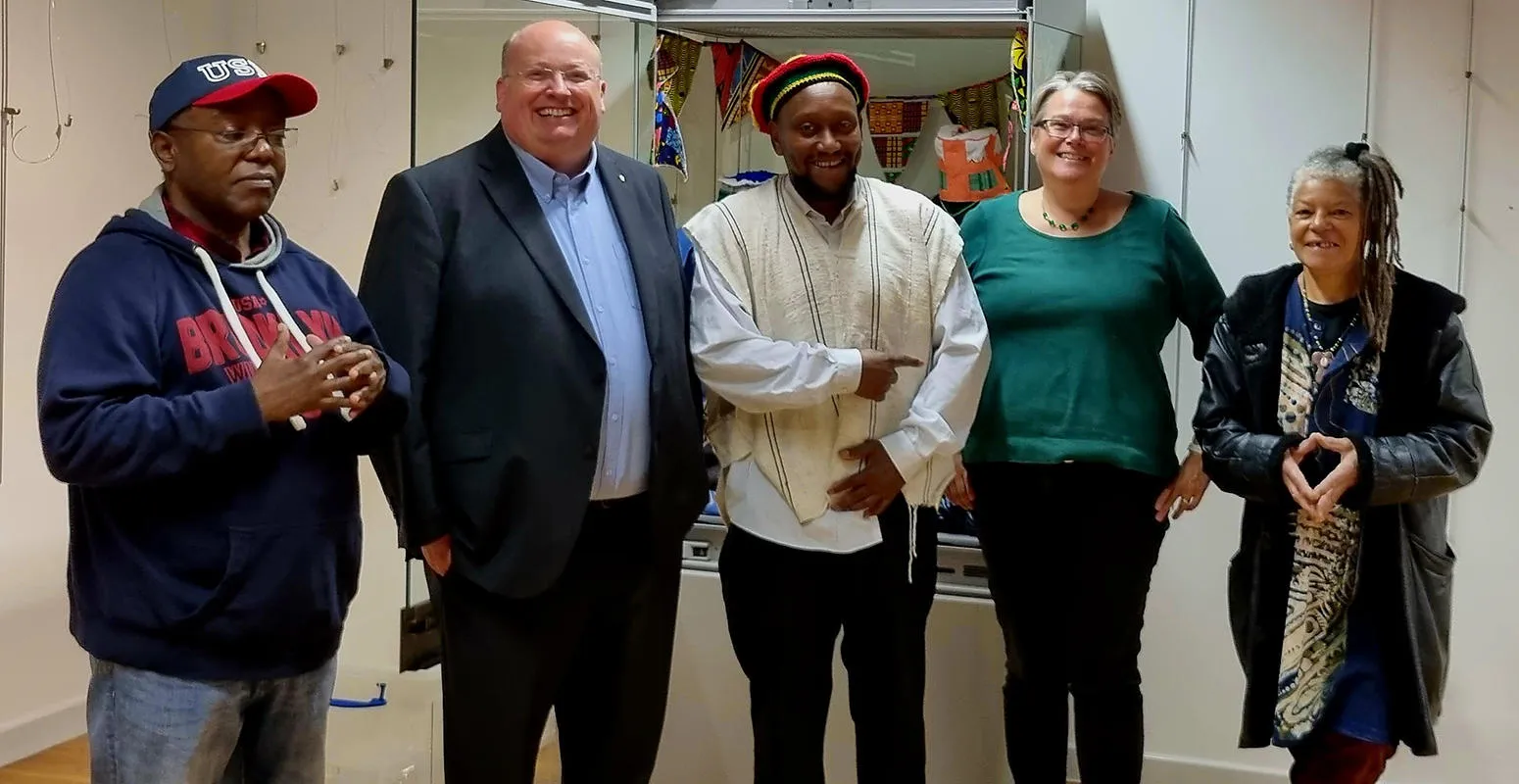 Wilberforce House Museum Advisory Board members with Dr Nick Evans and Robin Diaper