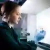 Femaile laboratory woker
