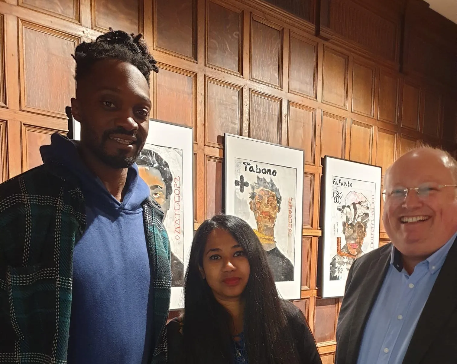 Deanio X, Dr Cassandra Gooptar and Dr Nick Evans