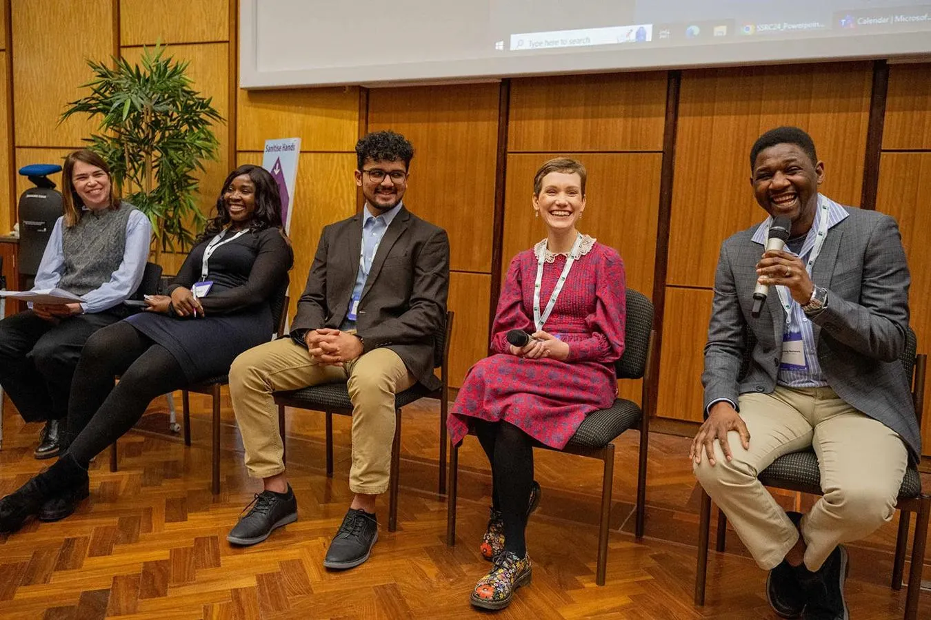 Students at conference