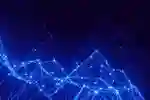 Abstract image showing connection using light