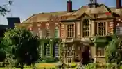 Derwent building, ivy covered two story building on university campus