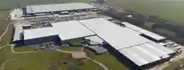 Aerial shot of Wren Kitchens