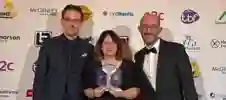 Lampada team members at the RailStaff award ceremony