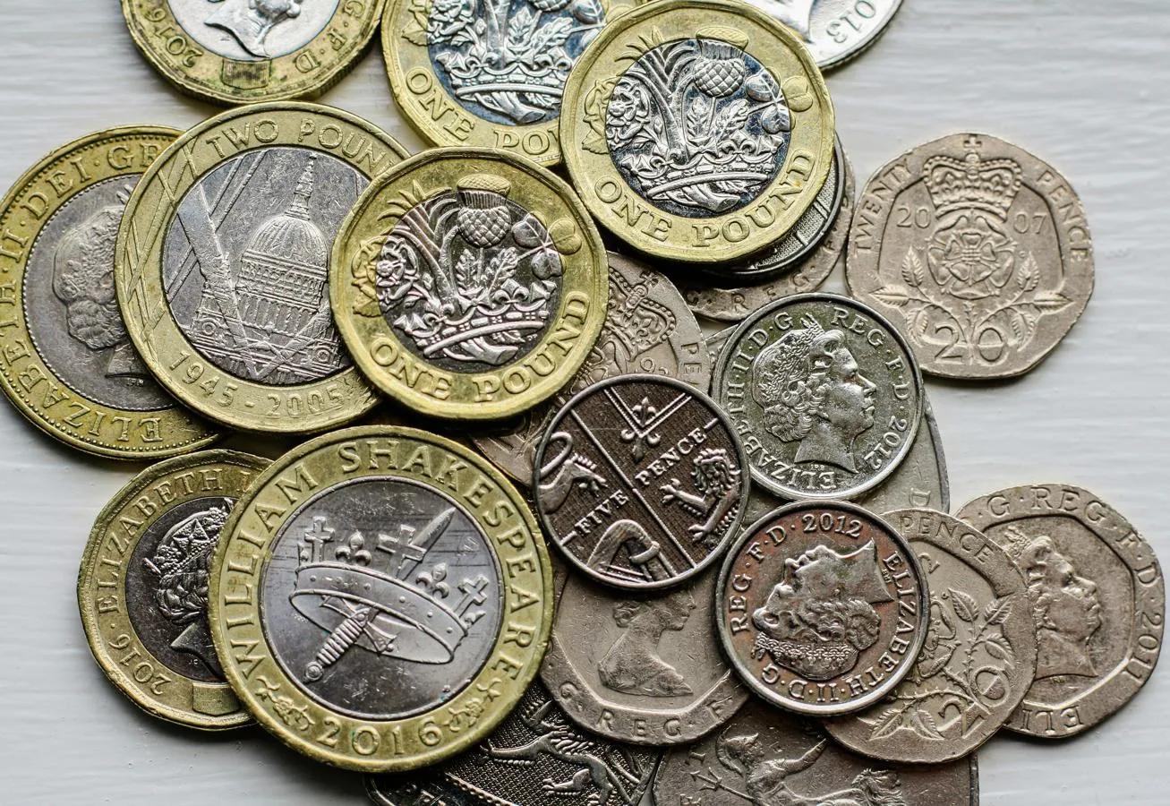 a collection of coins